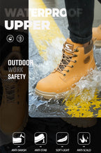 High-top PU anti-smash anti-puncture breathable safety shoes