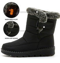 Women's Boots 2026 Trend Winter Shoes For Woman Winter Boots Ankle Low Heels Botas Mujer Waterproof Snow Boots With Fur Shoes
