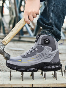 Steel Toe Cap Shoes For Men Work Boots Puncture-Proof Work Safety Shoes Protective Working Shoes Male Footwear Security Sneakers