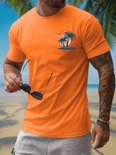 Summer Casual  Hawaiian Men's Fashion T-shirt Short Sleeve 3D Print