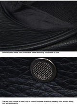 Winter Berets male warm Ear protection cap Men's outdoor leather hat