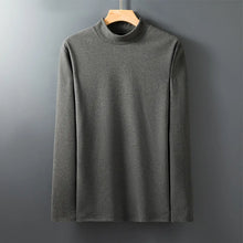 Large Size Men Autumn Winter Medium Collar Double-Sided Velvet Bottoming Shirt Trend Within the Warm Autumn Coat Long-Sleeve