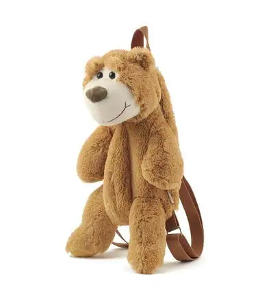 Children or ladies Plush Doll Backpack Casual Bag Personality Cartoon Bear Teddy bears Bag very soft and lovely cute gift a5372
