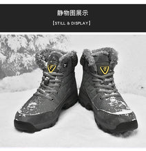 Men's Boots Snow Boot Fashion High Tops Shoes Proof Non-slip