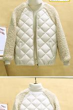 Thin Light Down Cotton Jacket Female Short Coat Autumn Winter Hooded Loose Lamb Wool Cotton Jacket