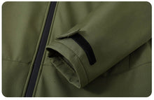 Waterproof Windbreaker Jacket Men 12XL 13XL Plus Size Camp Jacket Coat Male Fashion Casual Fleece Jackets Big Size 13XL