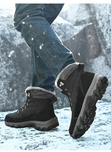 Men's Boots Snow Boot Fashion High Tops Shoes Proof Non-slip