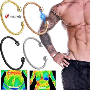 Men Women Therapeutic Energy Healing Magnetic Bracelet  Arthritis Pain Relief