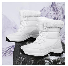 Autumn Winter High-Top Warm Cotton Boots Snow Boots for Cold Weather Comfortable Shoes for Women