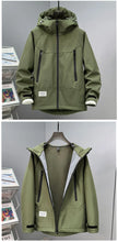 Waterproof Windbreaker Jacket Men 12XL 13XL Plus Size Camp Jacket Coat Male Fashion Casual Fleece Jackets Big Size 13XL