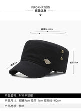 Mens Baseball Cap  Flat Caps  Spring Autumn Tactical Hat Men's Flat Top Cotton Cap Sports Leisure Hats