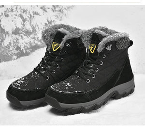 Men's Boots Snow Boot Fashion High Tops Shoes Proof Non-slip