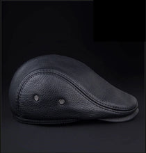 Winter Berets male warm Ear protection cap Men's outdoor leather hat