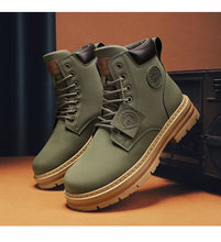 Big Size48 Men Boots Fashion Motorcycle Ankle Boots for Men Waterproof Hiking Boot Winter Chelsea Retro Boots Comfy Botas Hombre