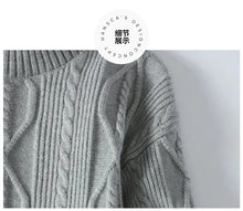 Men's Kintted Long Sleeved Sweater Men Solid Color Sweater Autumn/winter Soft Warm Comfortable Top Thick Warm Wool Pullovers