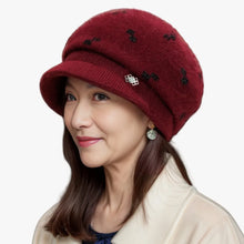 Winter Hat for Women Scarf Beanie Fleece Lined Ear Flap Thermal Knitted Berette Unisex Cold Weather Outdoor Mother Elderly