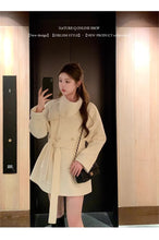 2025 Fall and Winter New Women Tops Coat Wool Blends Turn Down Collar Long Sleeve Double Breasted A Line Female Coats Clothing