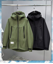 Waterproof Windbreaker Jacket Men 12XL 13XL Plus Size Camp Jacket Coat Male Fashion Casual Fleece Jackets Big Size 13XL