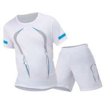 2/4 Pcs Men's Quick-drying Sports Fashion Suit Loose Plus Size Breathable Short Sleeve Joker Running Fitness And Leisure Shorts