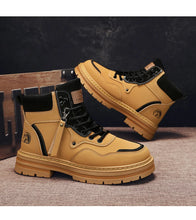 CYYTL Mens Boots Ankle Casual Winter Shoes Cowboy Combat Tactical Motorcycle Leather Chelsea Work Outdoor Hiking Luxury Designer