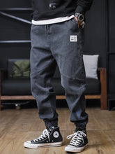 Men Loose Joggers Streetwear Harem Jeans Cargo Pants Ankle-Length