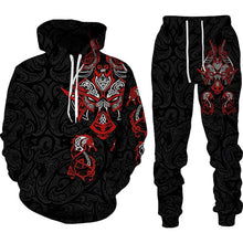 Tracksuit Men Animal 3D Tiger Printed Hoodie + Pants Suit 2 Pcs Sportwear Mens Tracksuit Set Men's Clothing designer clothes men