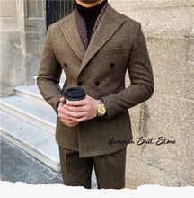 Men's 2 piece suit set（Jacket+Pants) Fashion Casual Man Suit Set Man Business suit set