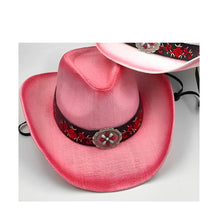 New cowboy hat women men fashion western knight hat embroidery accessories travel sun hat