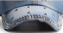 Denim Hat Baseball Cap Women Rhinestone Sports Cap Trendy Leisure Sunshade Outdoor New Korean Casual Cowboy Retro