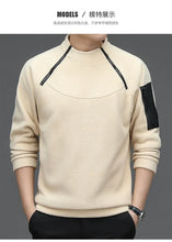Men's Sweatshirts Fall Winter Long-sleeved T-shirt Top Loose Trend Round Neck Bottoming Shirt Lightweight Casual Sports