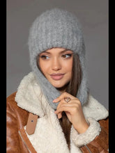 Winter Hat Women Russian Winter Trapper Hat with Ear Flaps - Thick Knitted Ushanka for Cold Weather Military Style Fur Pilot Hat