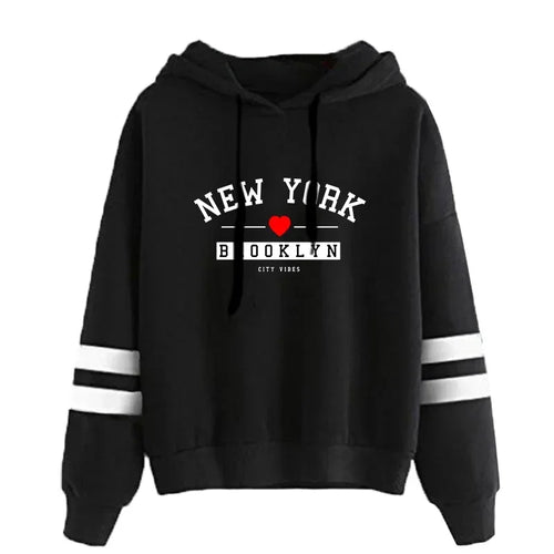 Fall Winter Hot Sale Women's Hoodie Urban Causal Fashion Warm Loose Hoody Coat Female Home Outdoor Comfort Longsleeve Pullover