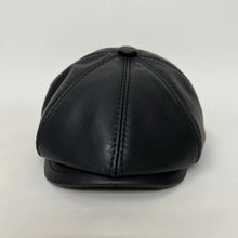 New Men's Cowhide cap Real Leather Earflap Caps Men Real Cowhide Leather Caps Male Fall Winter Genuine Real Cow Leather Baseball