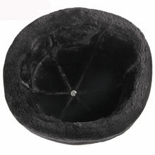 Thick Outdoor Warm Winter Hat Men Black Fur Leather Russian Male Windproof Snow Ski Cap Fleece Lined