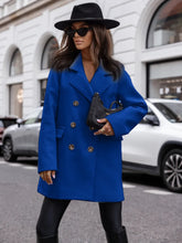 Women's Winter Coats Fashion Casual Mid-length Suit Collar Tweed Warm Coats and Jackets Women Wool & Blends Coats for Women