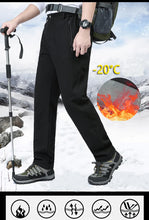 Plus Size 6XL 7XL 8XL Men's Winter Fall Snow Pants Waterproof Insulated Fleece Ski Snowboard Pants Outdoor Cargo Hiking Trousers
