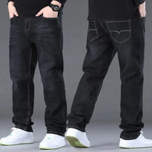 Big Size Men's Jeans High Stretch Denim Fabric Large Size Pants for 45-150kg Jeans Hombre Wide Leg Jeans Pantalon Homme