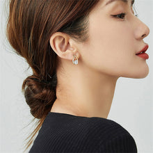 SKEDS Fashion Cross Stud Earrings For Women  Elegant Crystal Jewelry