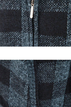 Men's New Plaid Jacket Hooded Sweater Autumn Winter Fleece Outwear Thick Warm Casual Clothing Cold Windbreaker Coat