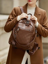 ZOOLER First Layer Genuine Leather Backpack Designed  Plaid Large Capacity Backpack School Bags College Girl Hot#SC1703