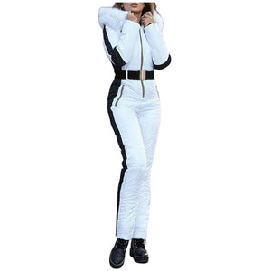 Women's Skiing Suites Winter Outdoor Sports Warm Jumpsuit Waterproof