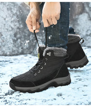 Men's Boots Snow Boot Fashion High Tops Shoes Proof Non-slip