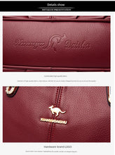 Famous Brand Authentic Handbag Women's 2024 New Arrival Large Capacity Mom Bag for the Middle-Aged Stylish Genuine Leather Shoulder Messenger Bag