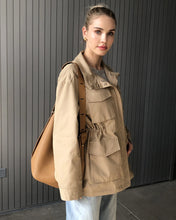 2024 Women Fall / Autumn Cotton Trench Jacket and Coat Casual Outerwear