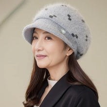 Winter Hat for Women Scarf Beanie Fleece Lined Ear Flap Thermal Knitted Berette Unisex Cold Weather Outdoor Mother Elderly