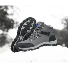 Men's Winter Boots With Fur Warm Snow Non-slip Men Work Casual Shoes Waterproof Leather Sneakers High Top Ankle Boots Plus Size
