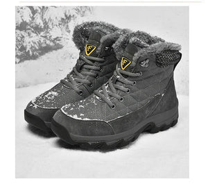 Men's Boots Snow Boot Fashion High Tops Shoes Proof Non-slip