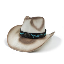 New cowboy hat women men fashion western knight hat embroidery accessories travel sun hat
