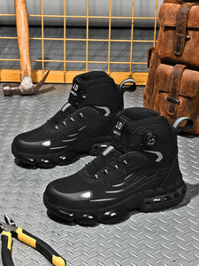 Steel Toe Cap Shoes For Men Work Boots Puncture-Proof Work Safety Shoes Protective Working Shoes Male Footwear Security Sneakers