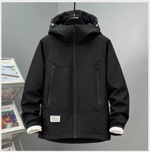 Waterproof Windbreaker Jacket Men 12XL 13XL Plus Size Camp Jacket Coat Male Fashion Casual Fleece Jackets Big Size 13XL